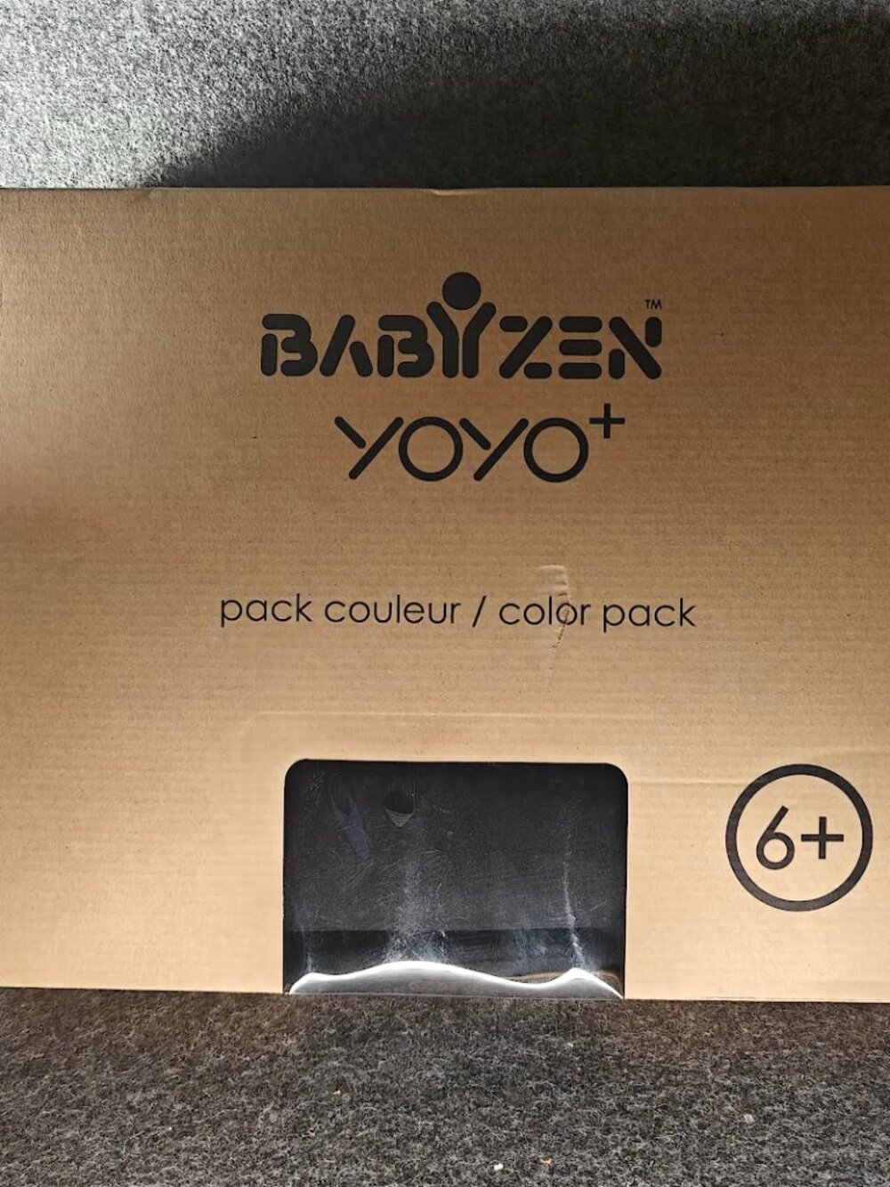 BABYZEN YOYO+ 6+ Color Pack Black Canopy & Seat Pad NEW